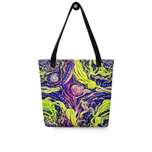 Psychedelic Herbarium on a Tote Bag