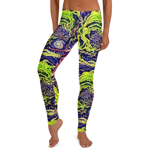Psychedelic Herbarium on a Leggings