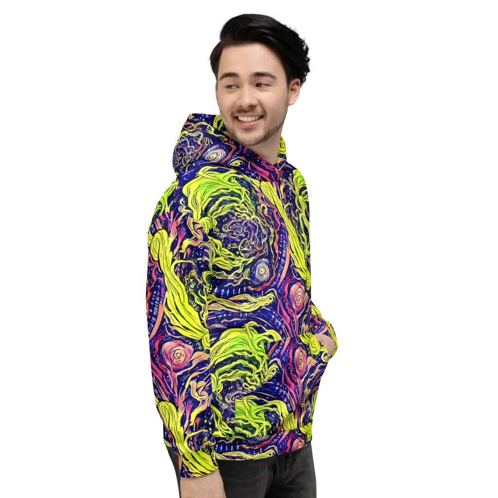 Psychedelic Herbarium on Hoodie — Right