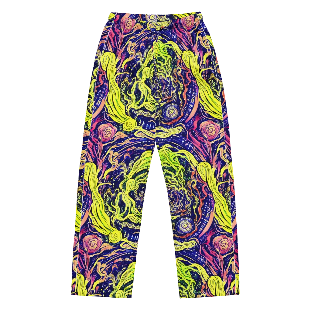 Psychedelic Herbarium on Women's Pajama Pants — Front