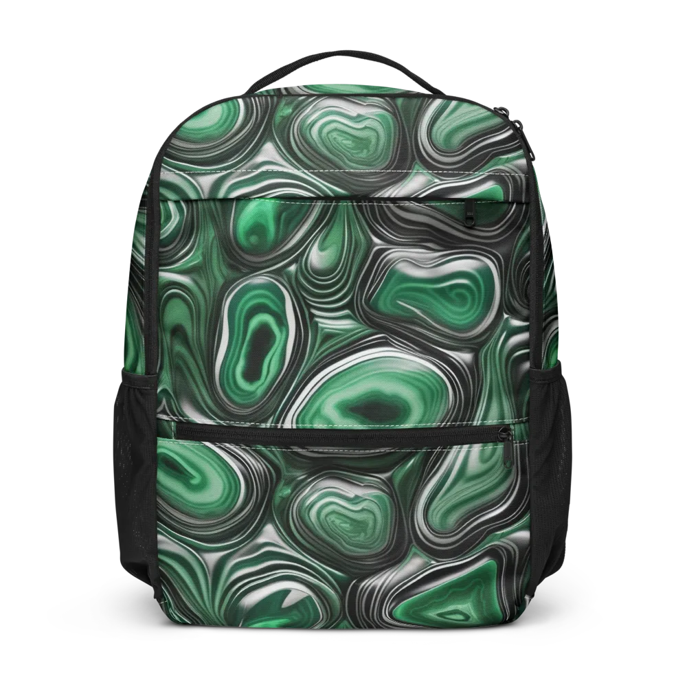 Emerald Agate on Utility Backpack — Front