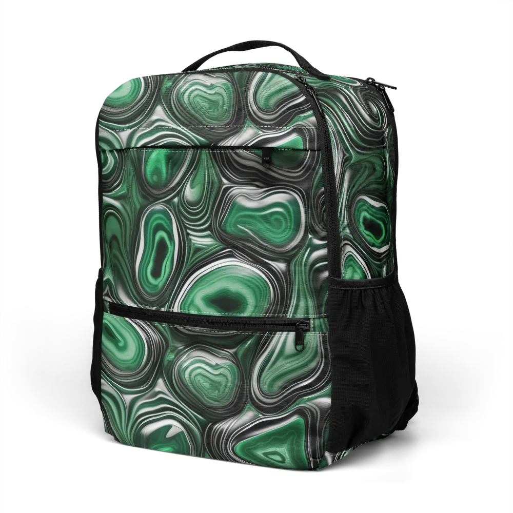 Emerald Agate on Utility Backpack — Left Front