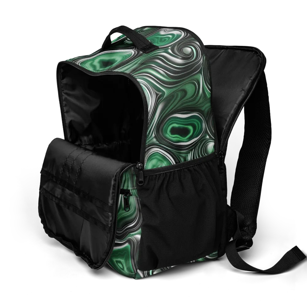 Emerald Agate on Utility Backpack — Product details 2