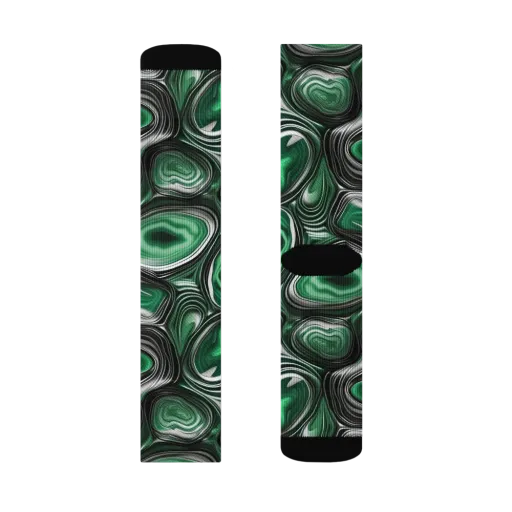 Emerald Agate on a Socks