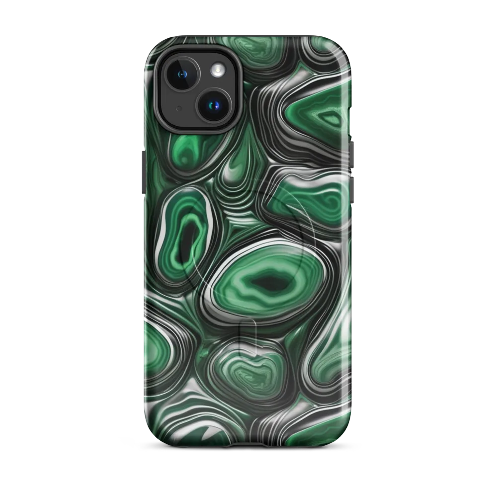 Emerald Agate on MagSafe Tough Case for iPhone® — Front