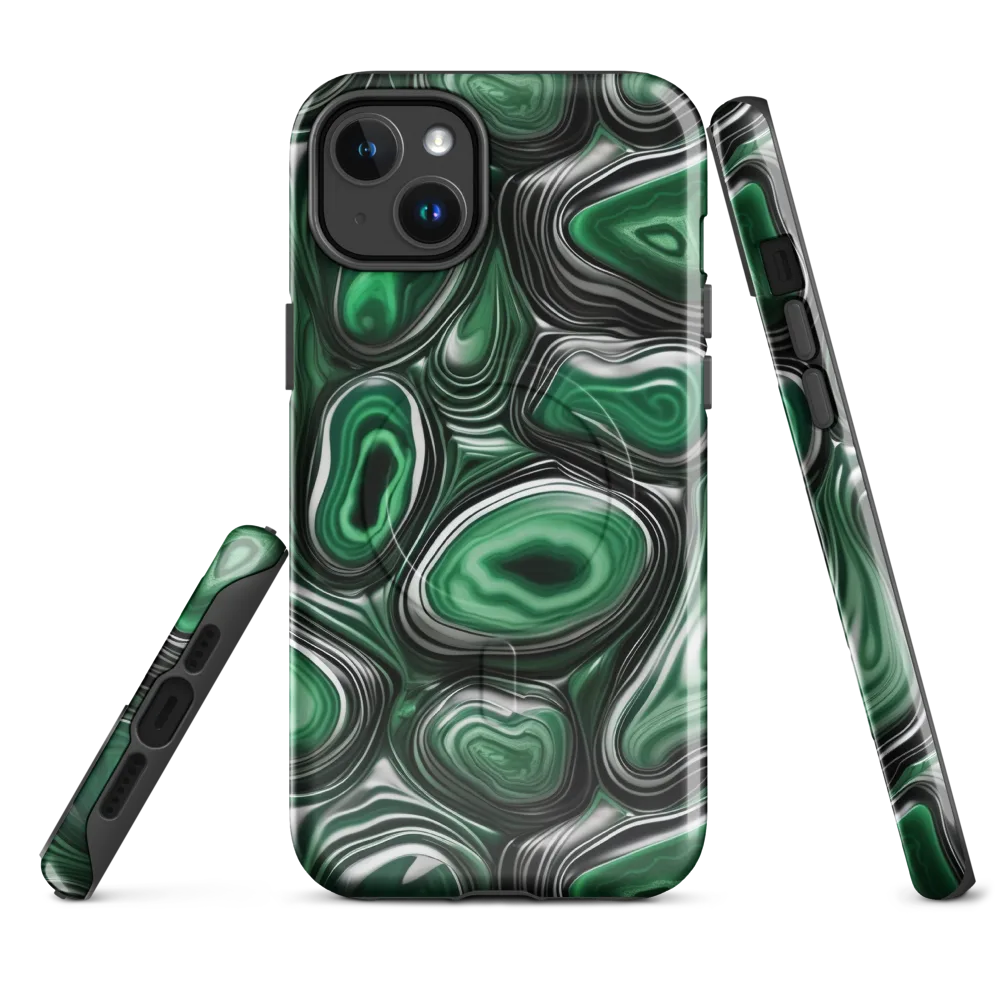 Emerald Agate on MagSafe Tough Case for iPhone® — Front