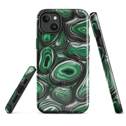 Emerald Agate on a MagSafe Tough Case for iPhone®
