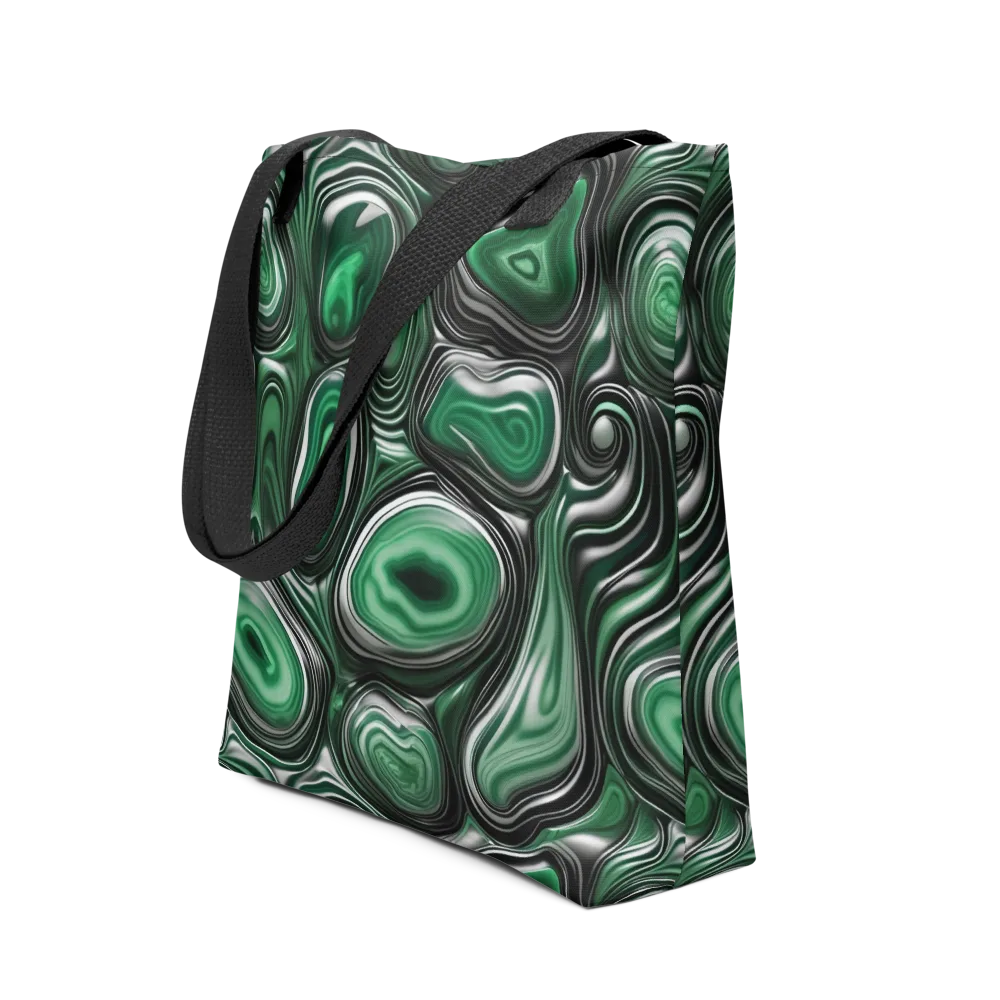 Emerald Agate on Tote Bag — Front