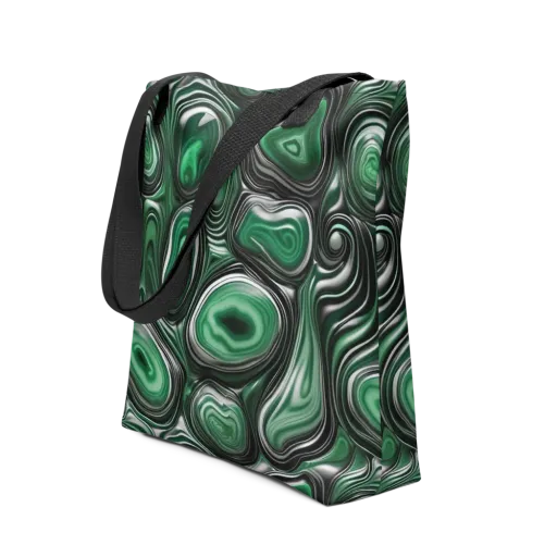 Emerald Agate on a Tote Bag