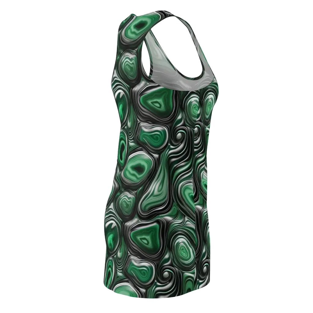 Emerald Agate on Racerback Dress — Back Side