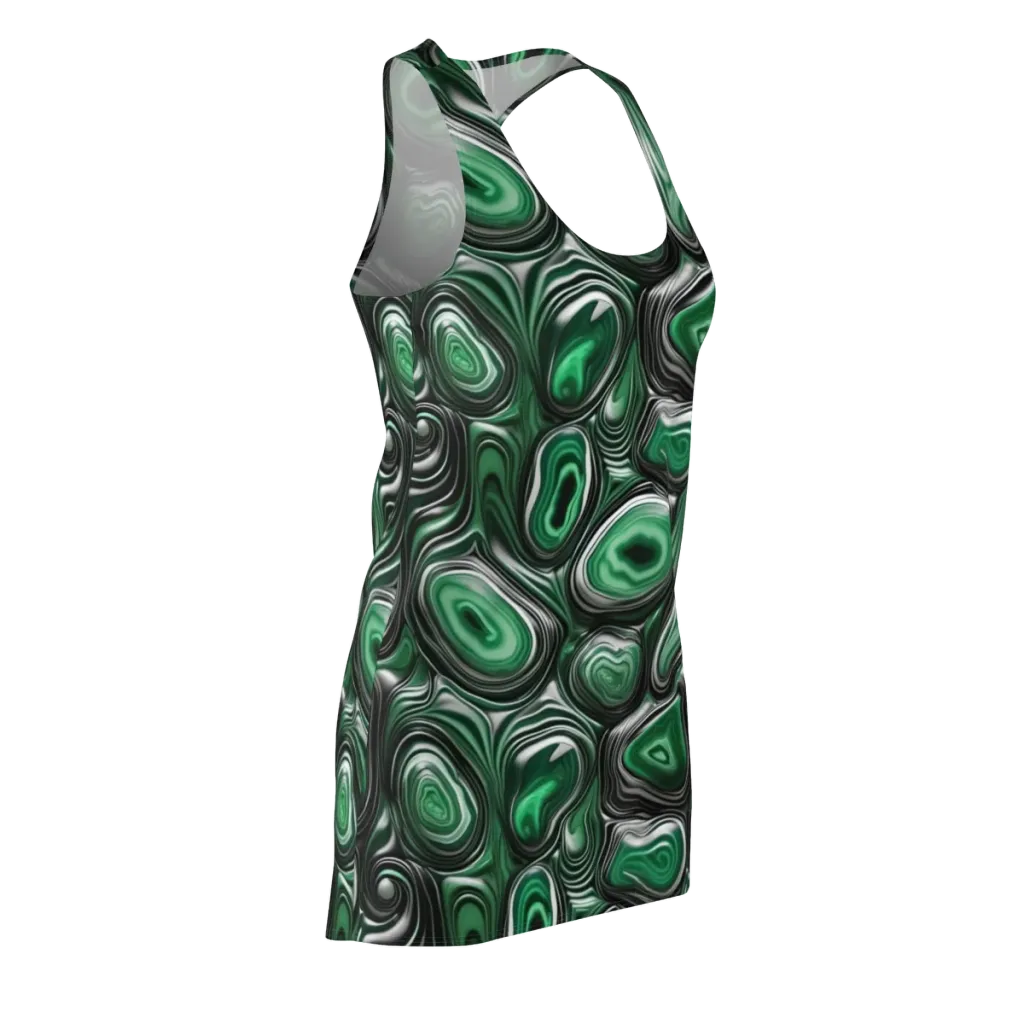 Emerald Agate on Racerback Dress — Front Side