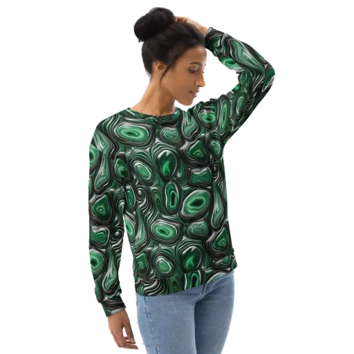 Emerald Agate Sweatshirt on model