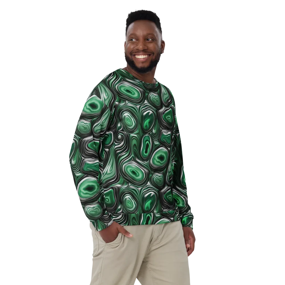 Emerald Agate on Sweatshirt — Front