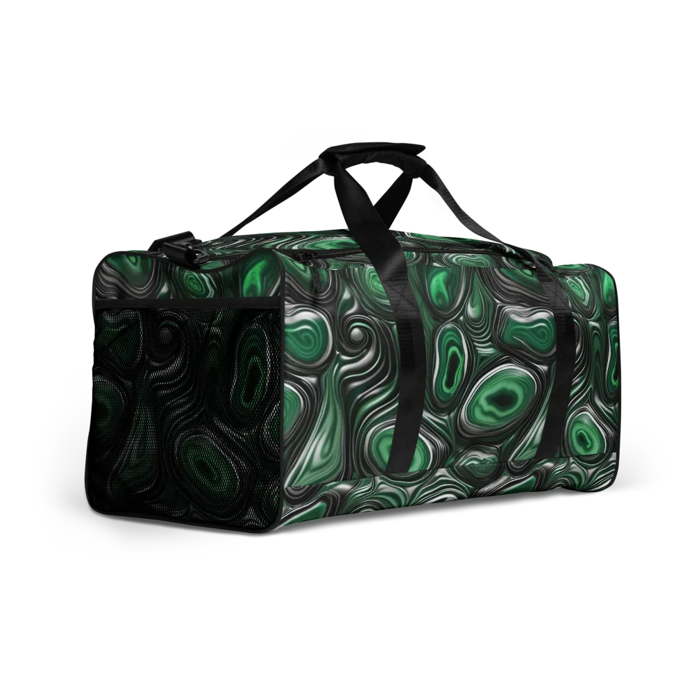 Emerald Agate on Duffle Bag — Right Front