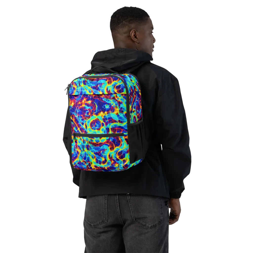 Cobalt Plasma on Utility Backpack — Back