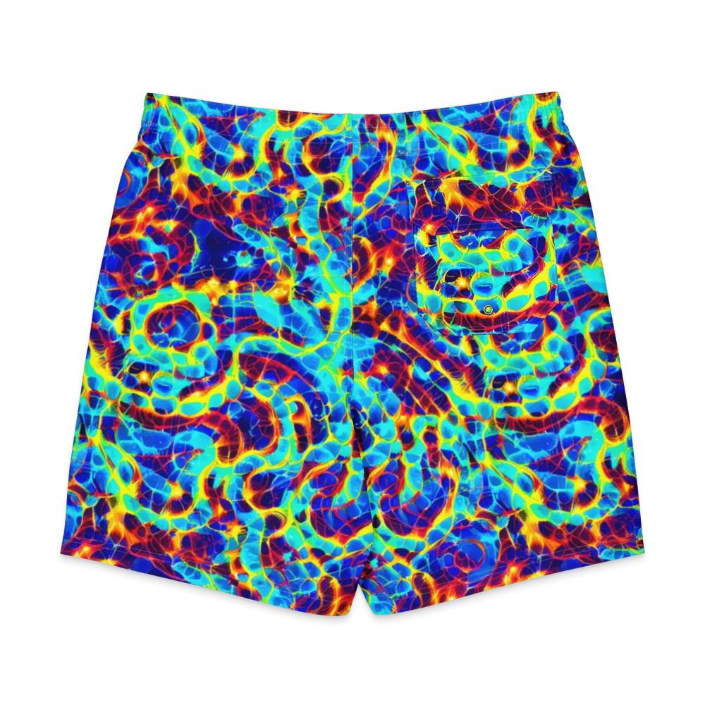 Cobalt Plasma on Men's Board Shorts — Back
