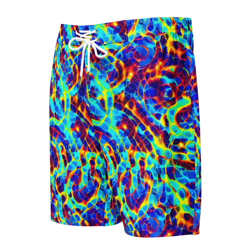 Cobalt Plasma on Men's Board Shorts — Front