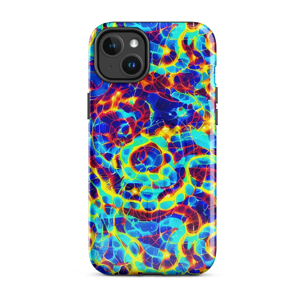 Cobalt Plasma on MagSafe Tough Case for iPhone® — Front