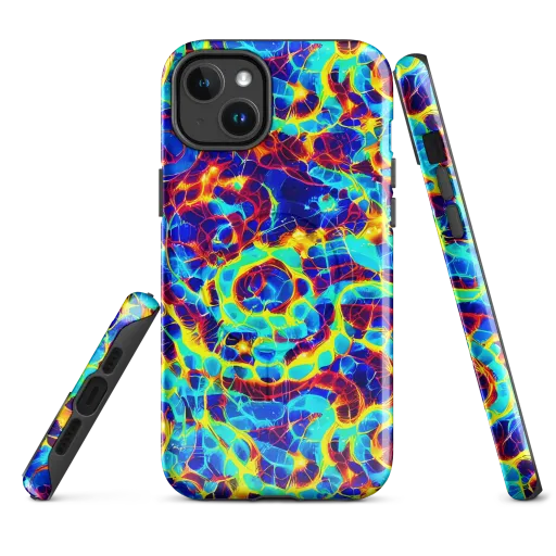 Cobalt Plasma on a MagSafe Tough Case for iPhone®