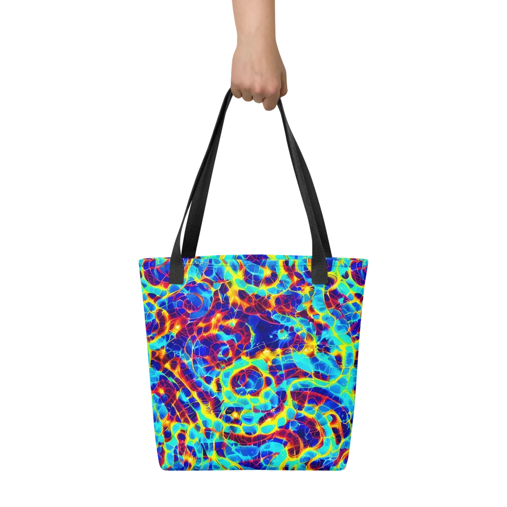 Cobalt Plasma on Tote Bag — Front