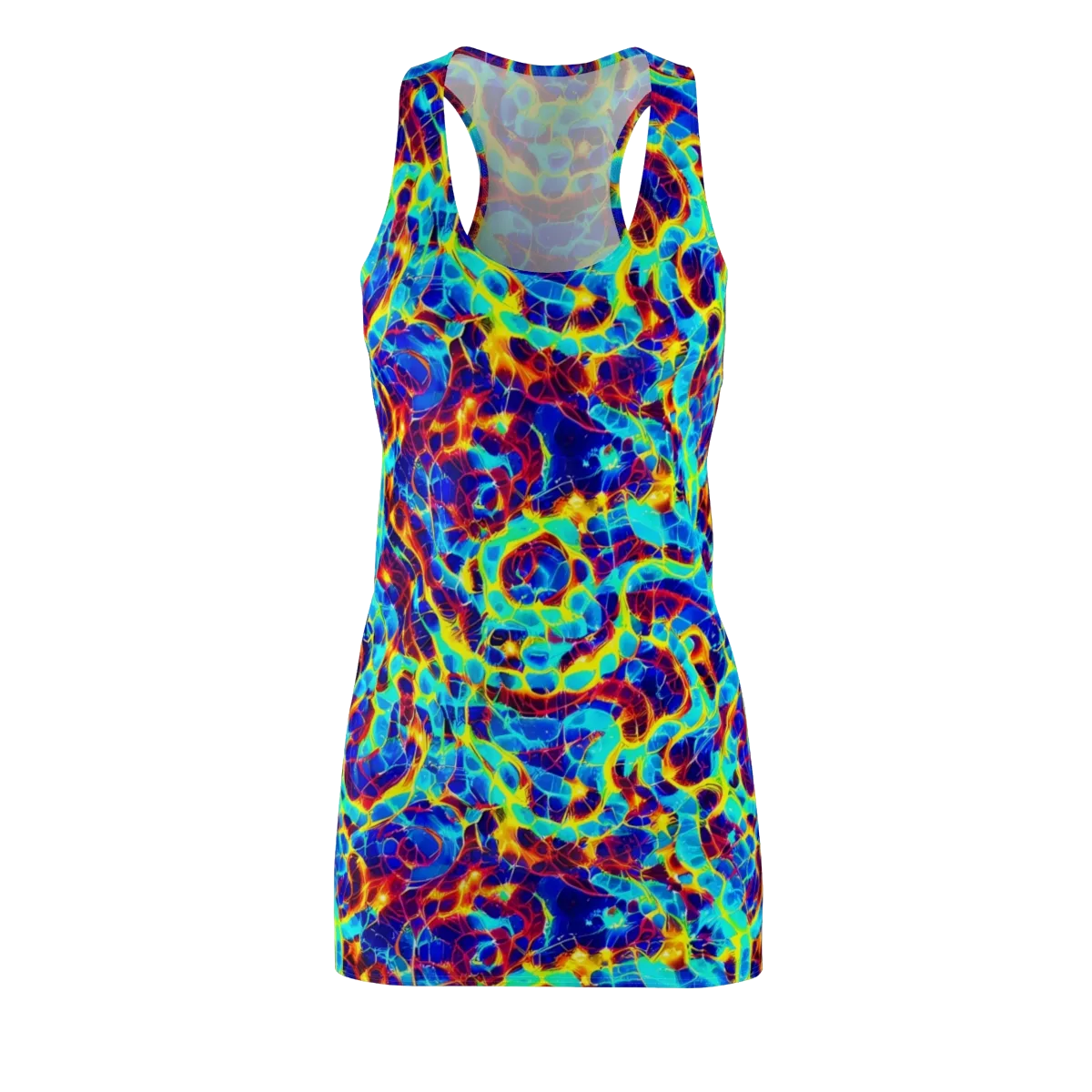 Cobalt Plasma on Racerback Dress — Front