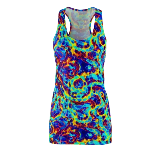 Cobalt Plasma on a Racerback Dress