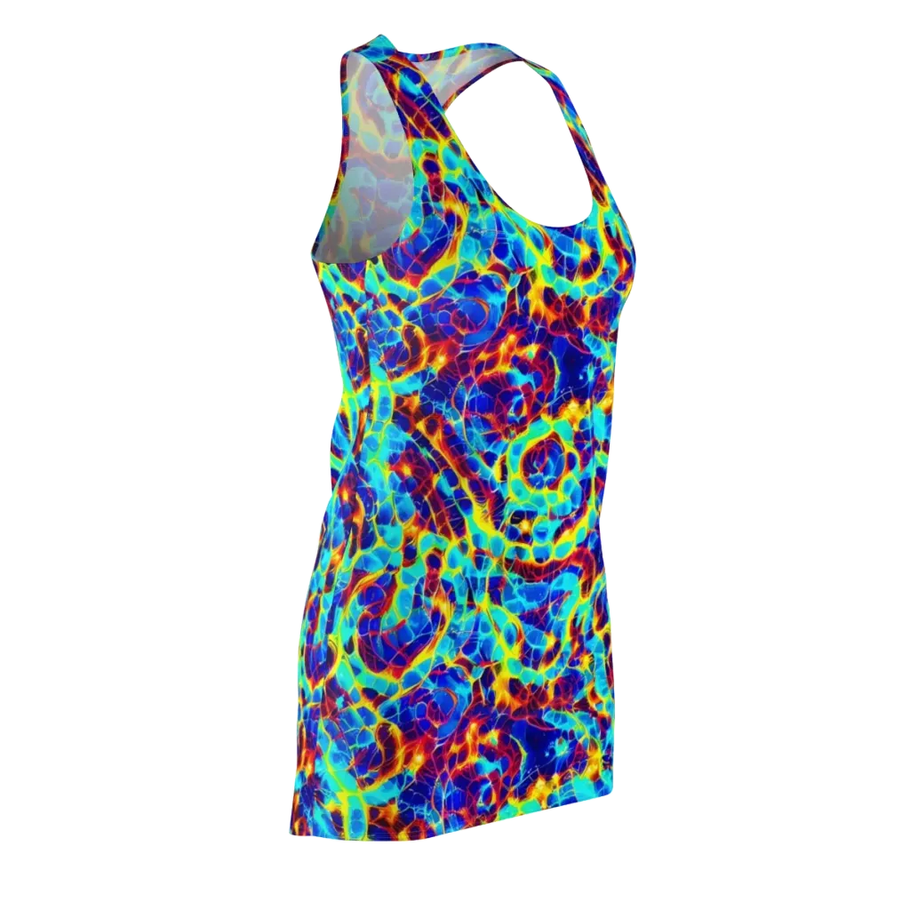 Cobalt Plasma on Racerback Dress — Front Side
