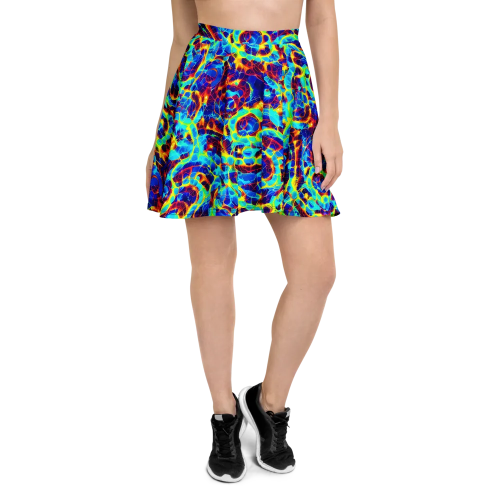 Cobalt Plasma on Skater Skirt — Front
