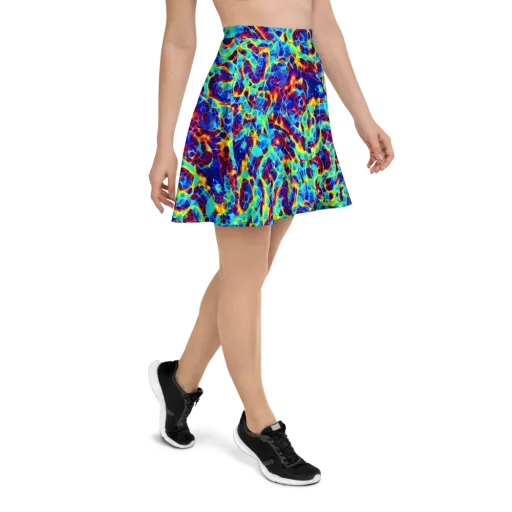 Cobalt Plasma on a Skater Skirt