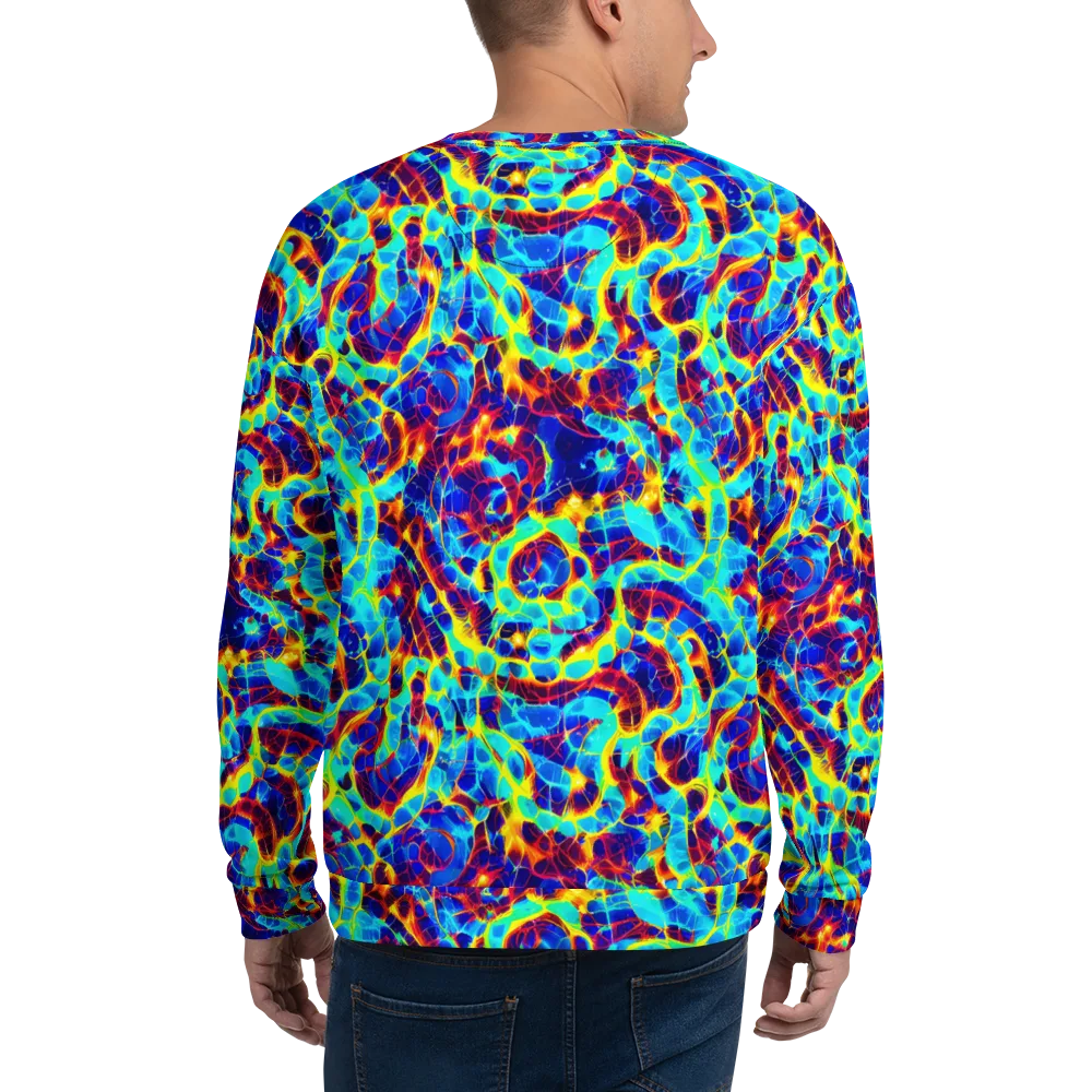 Cobalt Plasma on Sweatshirt — Back