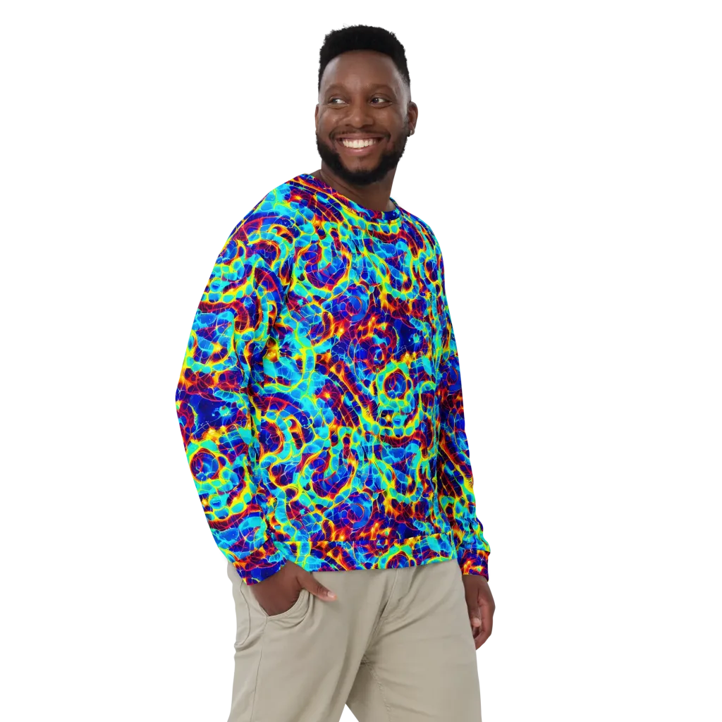 Cobalt Plasma on Sweatshirt — Front
