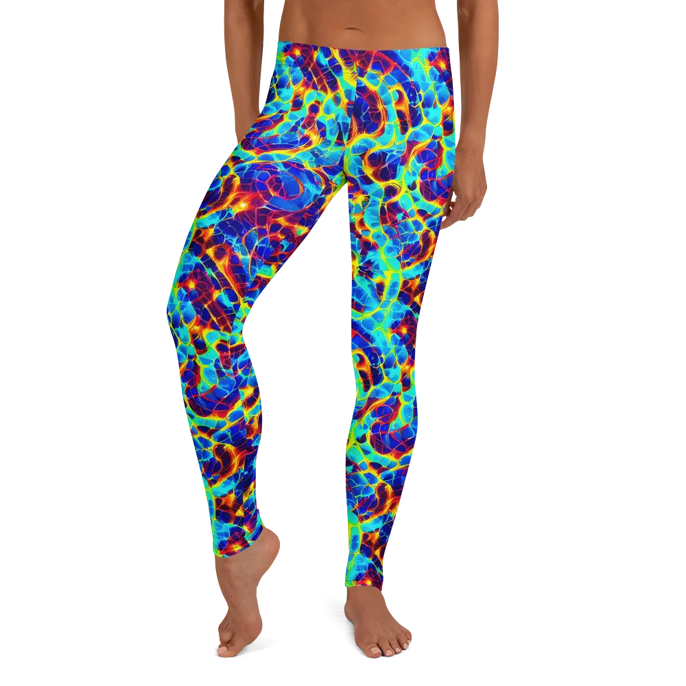 Cobalt Plasma on Leggings — Front