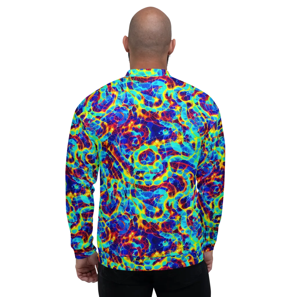 Cobalt Plasma on Bomber Jacket — Back