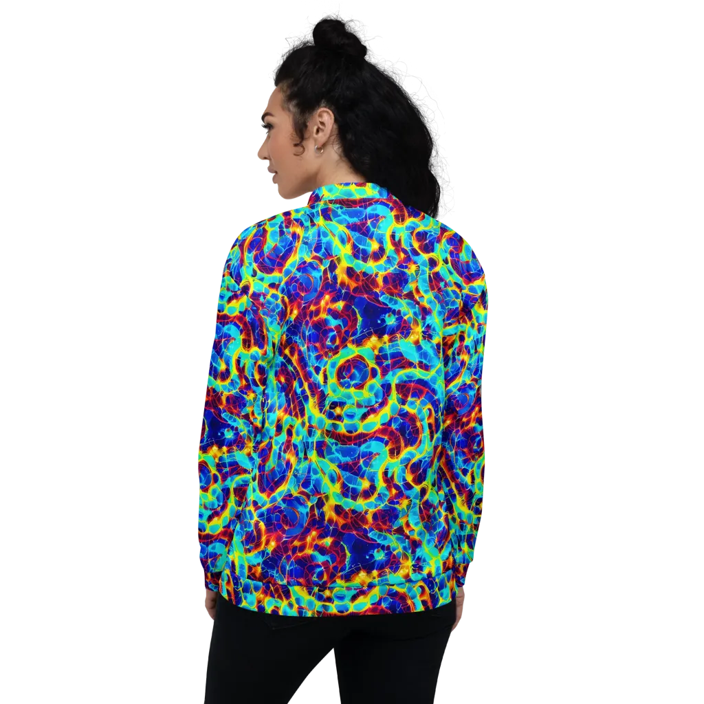 Cobalt Plasma on Bomber Jacket — Back