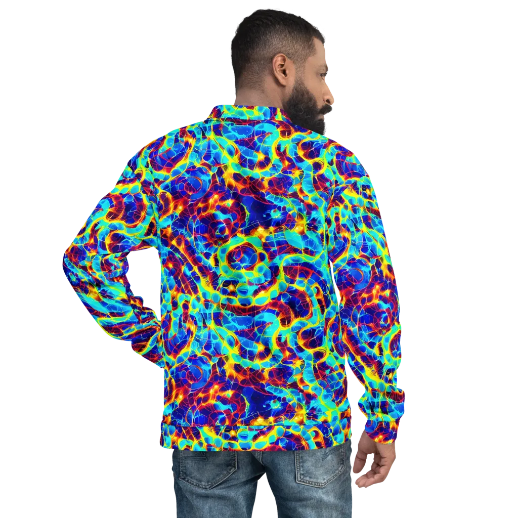 Cobalt Plasma on Bomber Jacket — Back