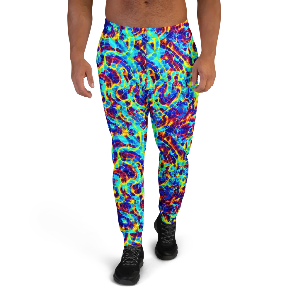 Cobalt Plasma on Men's Joggers — Front