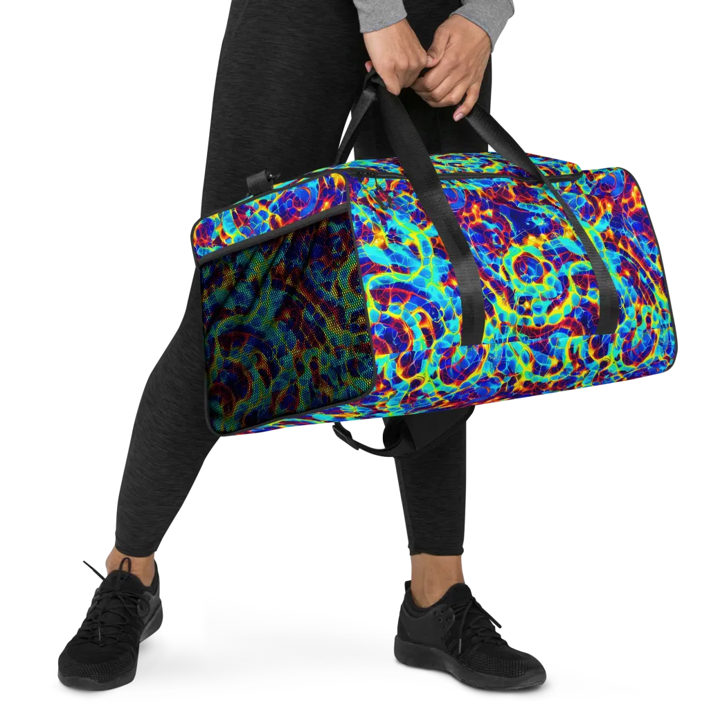 Cobalt Plasma on Duffle Bag — Right Front
