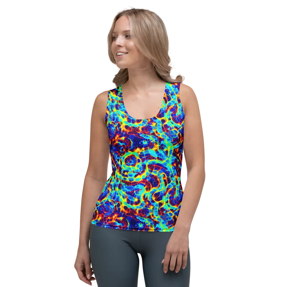 Cobalt Plasma on Women's Tank Top — Front