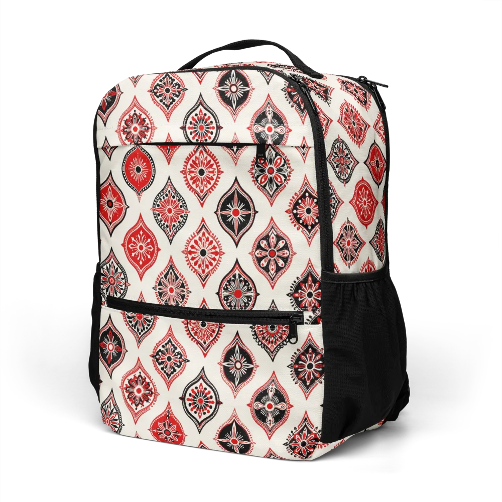 Ruby Caravan on Utility Backpack — Left Front