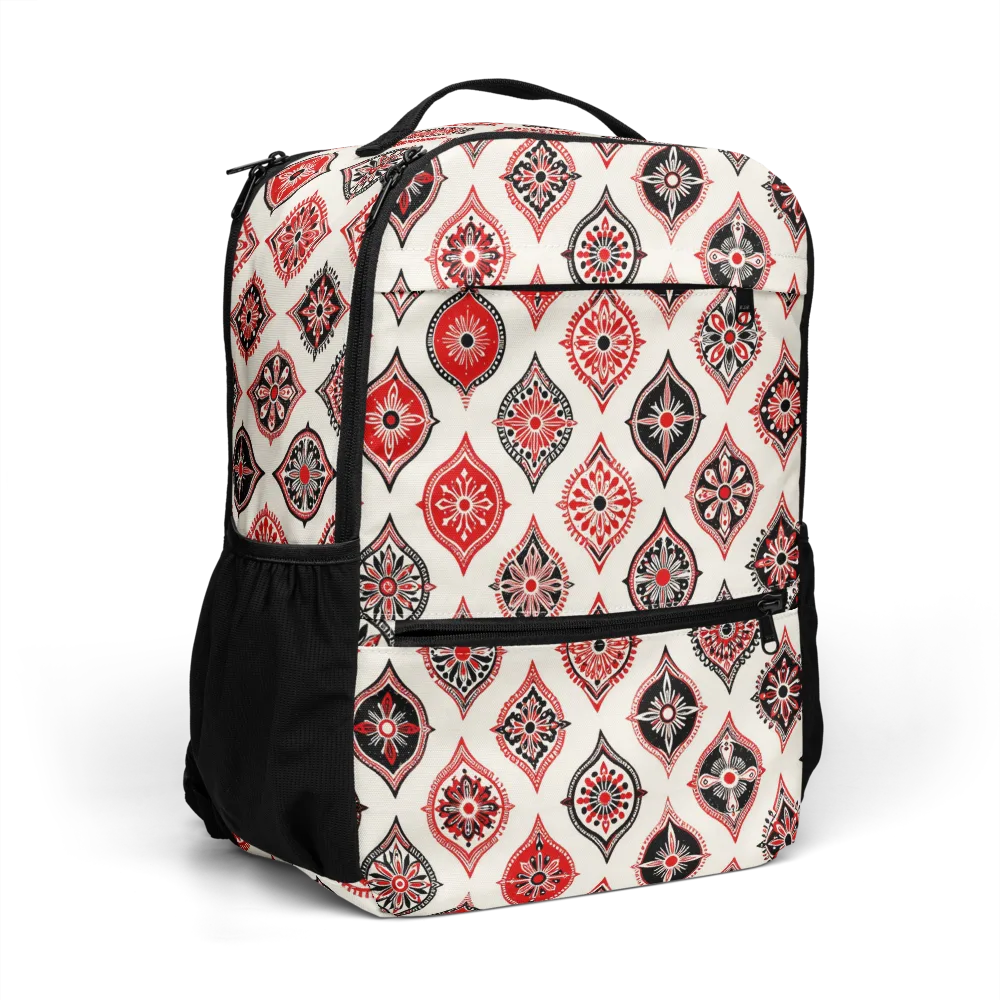 Ruby Caravan on Utility Backpack — Right Front