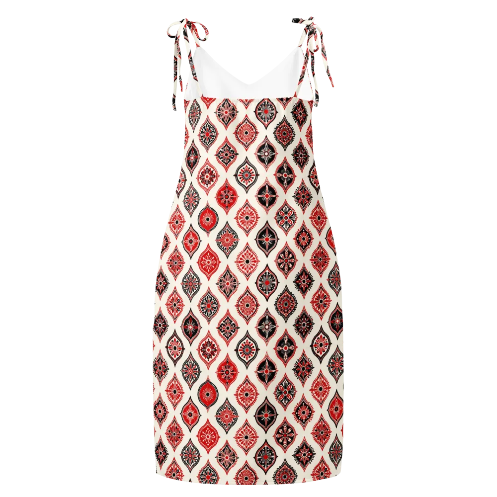 Ruby Caravan on Slip Dress — Back