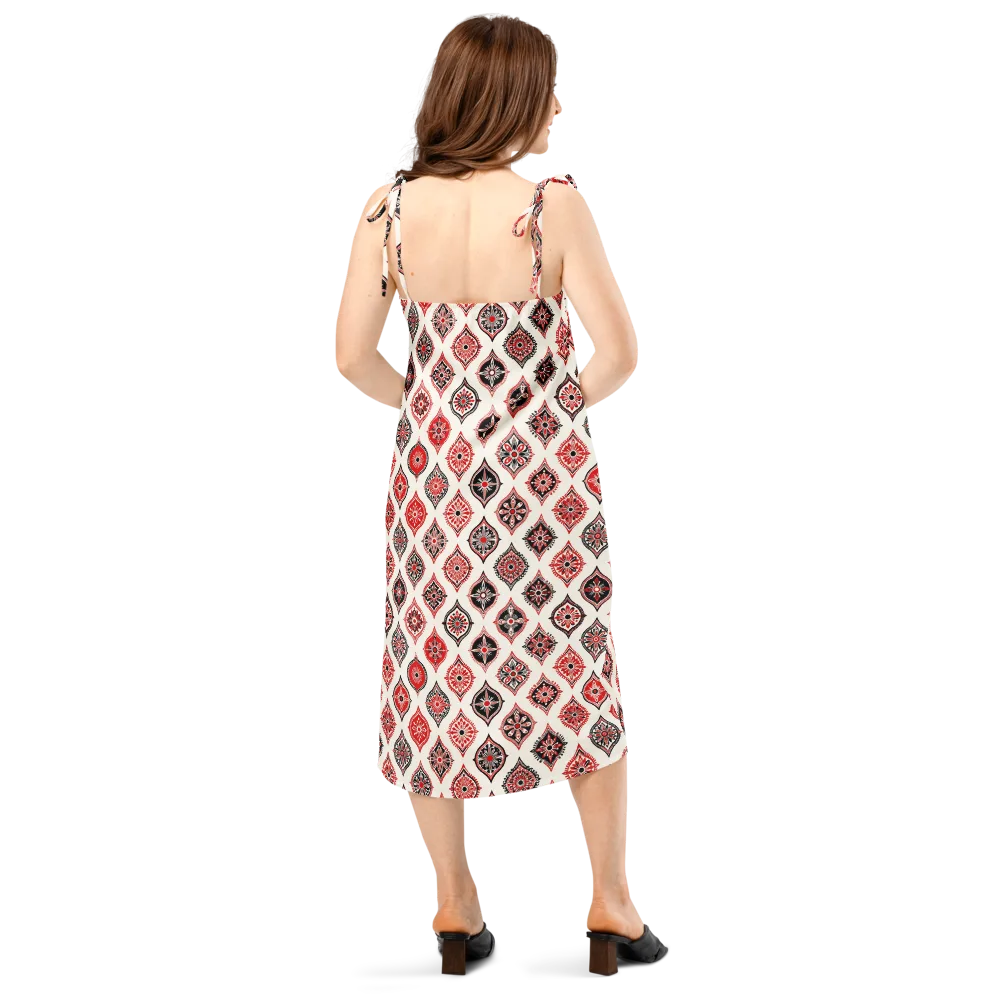 Ruby Caravan on Slip Dress — Back