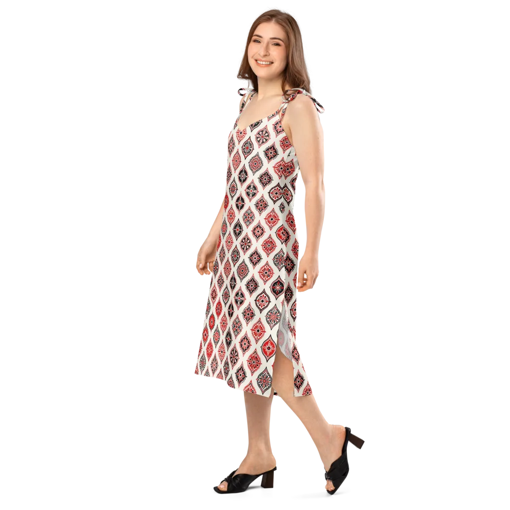 Ruby Caravan on Slip Dress — Left Front