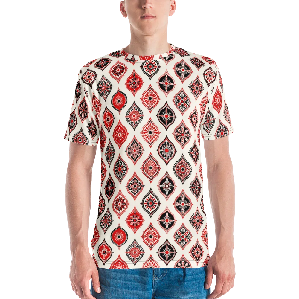 Ruby Caravan on Men's Crew Neck T-Shirt — Front