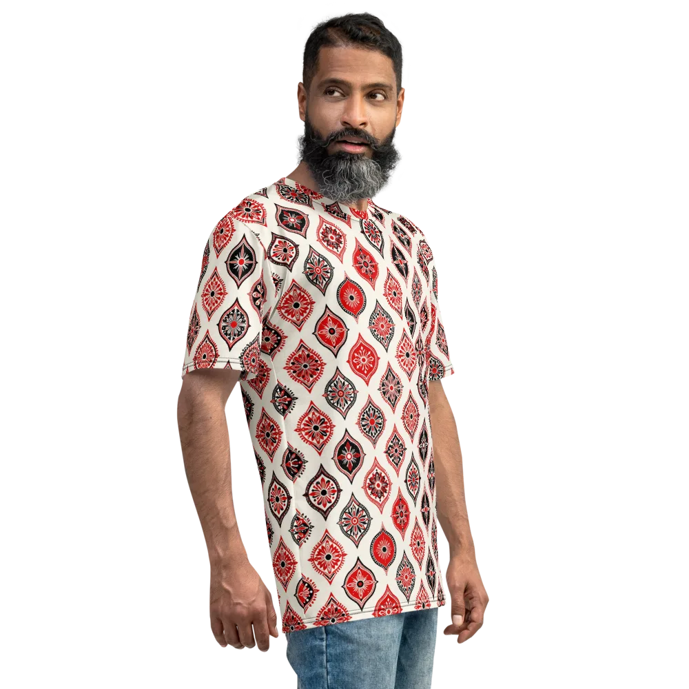 Ruby Caravan on Men's Crew Neck T-Shirt — Right