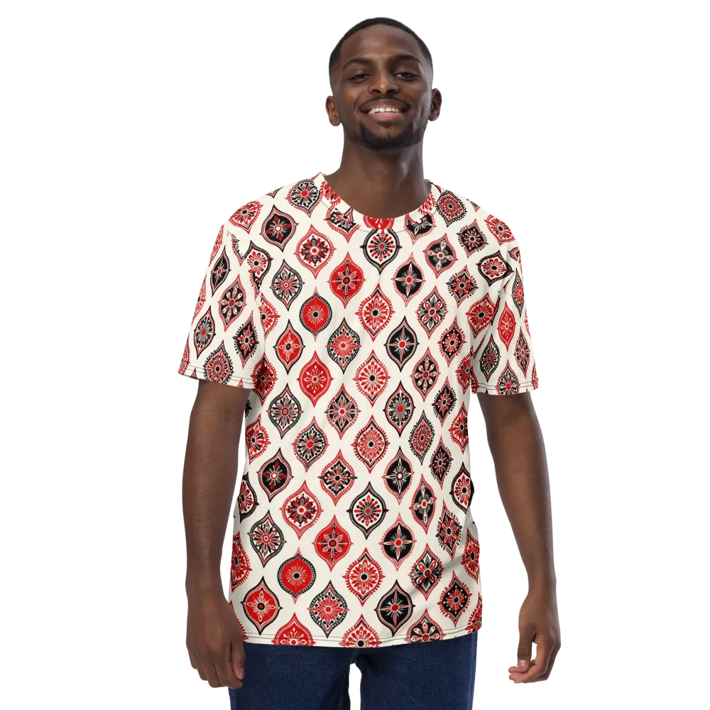 Ruby Caravan on Men's Crew Neck T-Shirt — Front