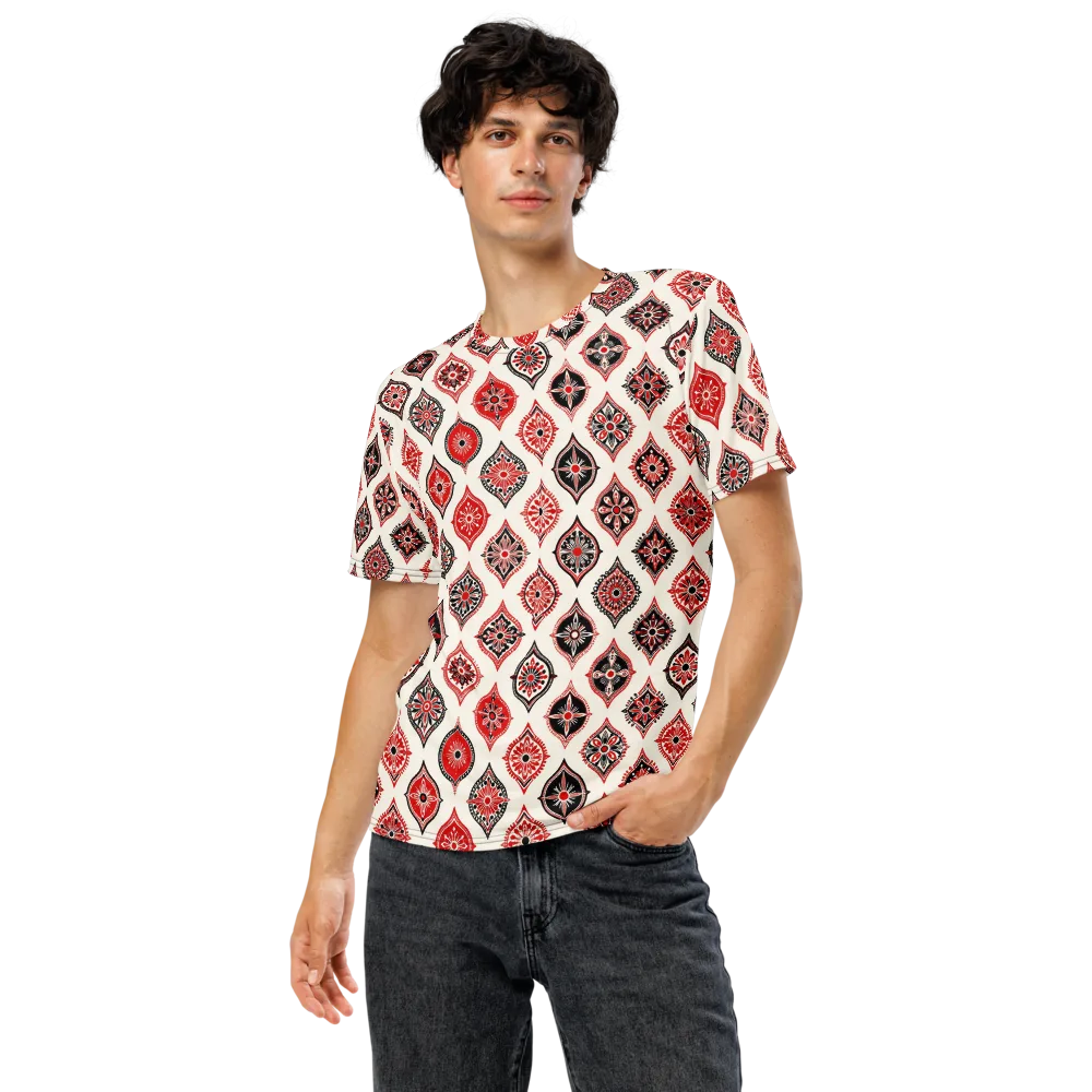 Ruby Caravan on Men's Crew Neck T-Shirt — Front