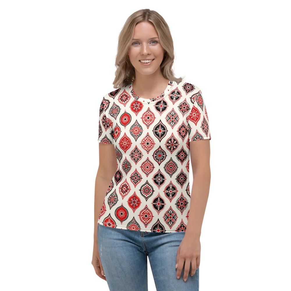 Ruby Caravan on Women's Crew Neck T-Shirt — Front