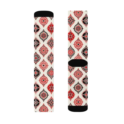 Ruby Caravan on a Socks