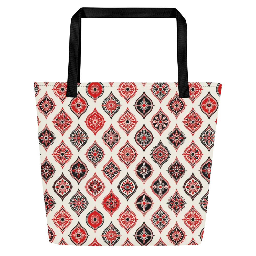 Ruby Caravan on Large Tote Bag W/ Pocket — Front